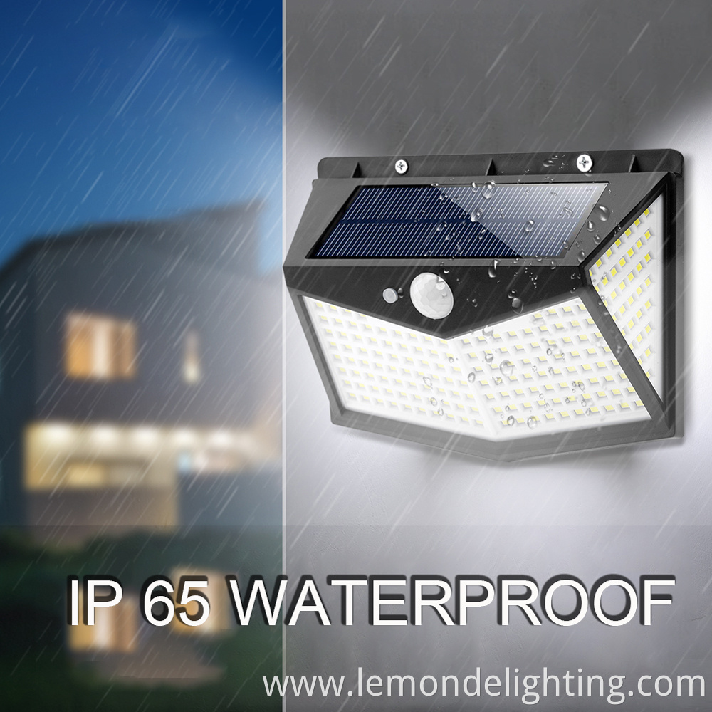 Solar-Powered Wall Mounted LED Light